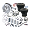 S&S Cycle 70-84 BT 103in Sidewinder Big Bore Stroker Kit - Gloss Black