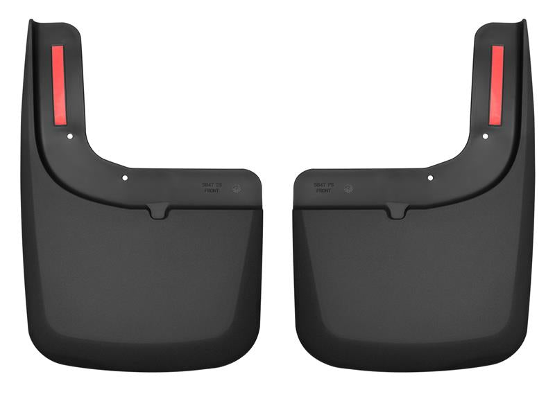 Husky Liners 2017 Ford F-250 / F-350 Super Duty Black Front Mud Guards (w/Flares)