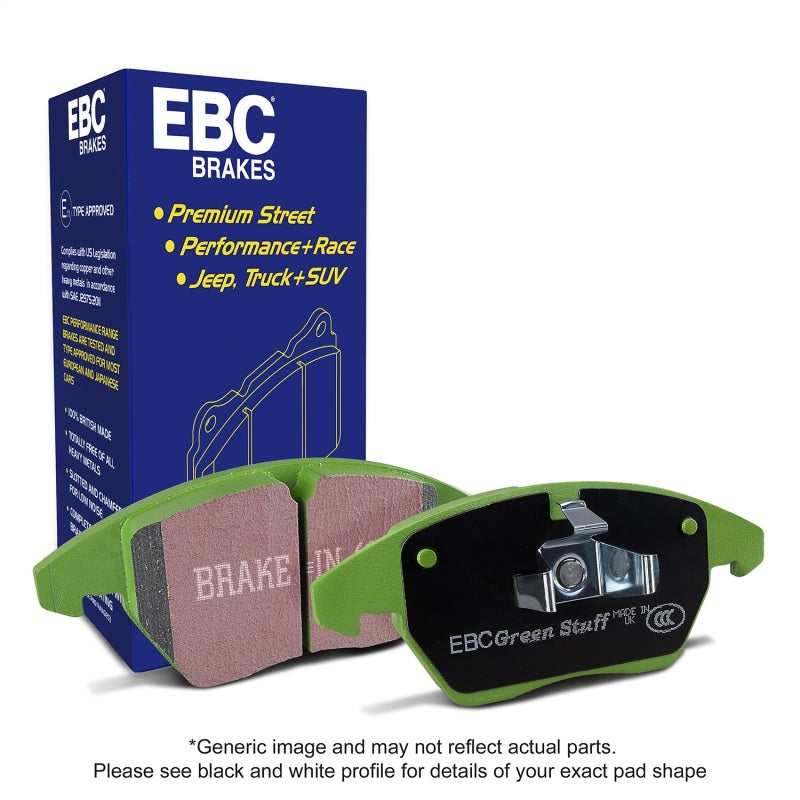 EBC 84-88 Toyota 4 Runner 2.4 Greenstuff Front Brake Pads