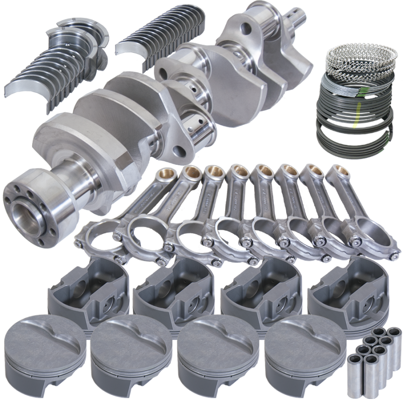 Eagle Chevy LT1 350 1Pc 3.750in Crank 6.000in I-Beam Rods -5cc 4.040in Pistons Rotating Assembly