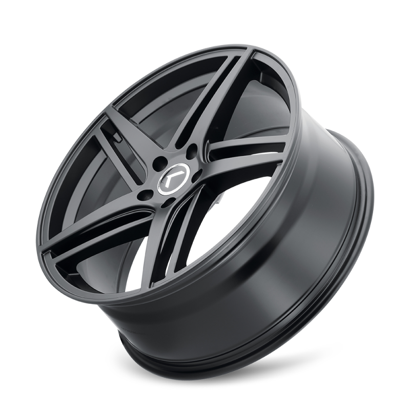 Kraze KR195 Milano 20x8.5 / 5x112 BP / 38mm Offset / 66.56mm Hub Satin Black Wheel