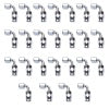 Russell Performance -6 AN Endura PowerFlex Power Steering 90 Degree Hose Ends(25 pcs.)