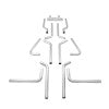 Flowmaster U-FIT 2.25 in. Aluminized Steel Dual Kit