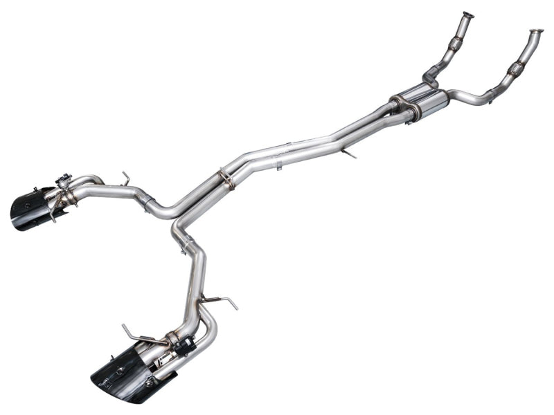 AWE Tuning 21-23 Audi C8 RS6/RS7 SwitchPath Cat-Back Exhaust - Diamond Black Tips