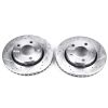 Power Stop 00-02 Audi S4 Rear Evolution Drilled & Slotted Rotors - Pair