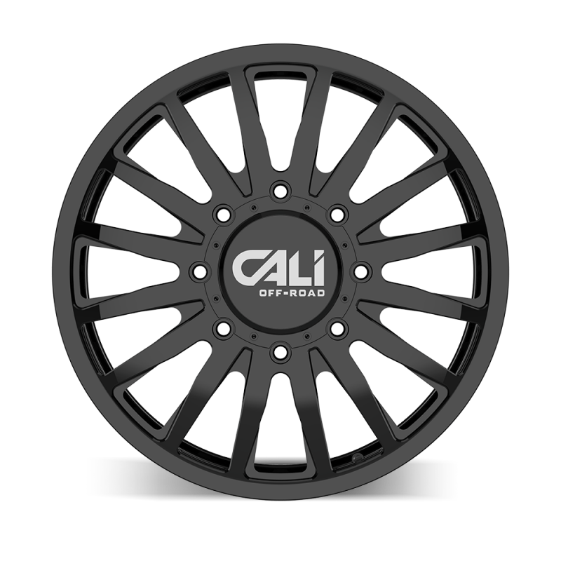 Cali Off-Road 9110D Summit Dually 20x8.25 / 8x200 BP / 115mm Offset / 142mm Hub Gloss Black Wheel