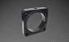Torque Solution Throttle Body Spacer 2013+ Subaru BRZ/Scion FR-S - Black