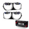 Oracle 15-21 Dodge Challenger Pre-Installed Halo Headlight Bezel - w/ BC1 Controller