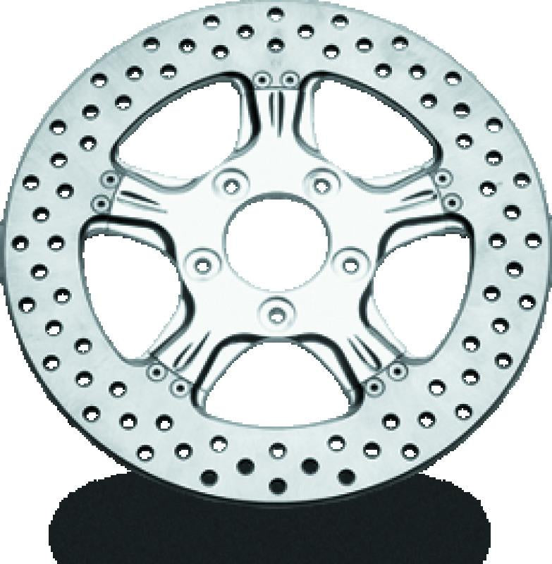 Performance Machine Disc/Carr 11.5 Wrath Front - Chrome