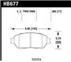 Hawk Lexus 02-03/04-06 ES300/330 Toyota 98-12 Tacoma/Adynl Models Street Perf Ceramic Ft Brake Pads