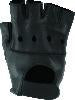 Kuryakyn Leather By River Road Hollister Shorty Gloves Black - XL