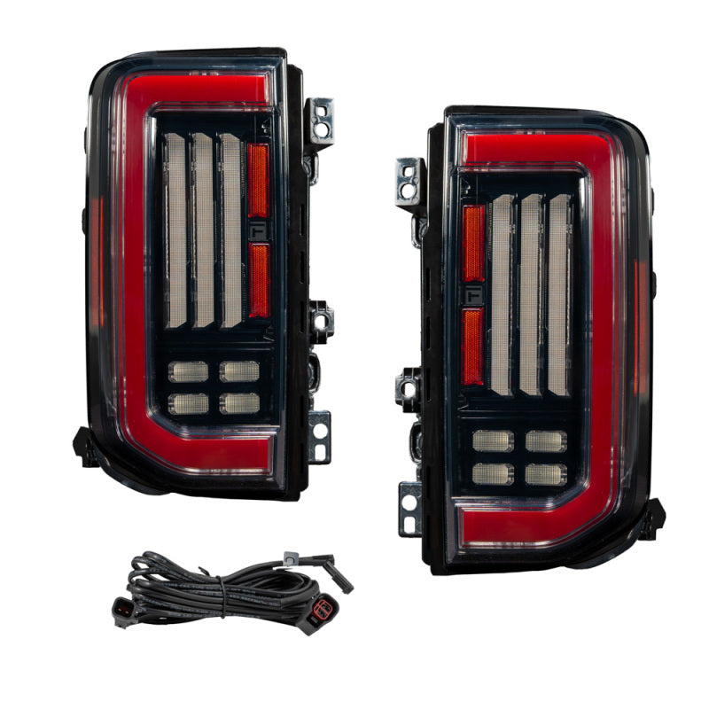 Form Lighting 2021-2025 Ford Bronco LED Tail Lights Red (Pair)