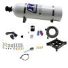 Nitrous Express Dry Single Entry Billet Crossbar Plate System 100-500hp (4150 Flange) w/15lb Bottle