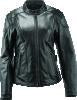 Kuryakyn Leather By River Road Race Leather Jacket Black Womens - Large