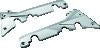 Kuryakyn Passenger Floorboard Side Covers 01-17 Honda GL1800 Chrome
