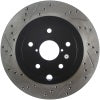 StopTech 08+ Subaru STI (Will Not Fit 05-07) Slotted & Drilled Sport Brake Rotor