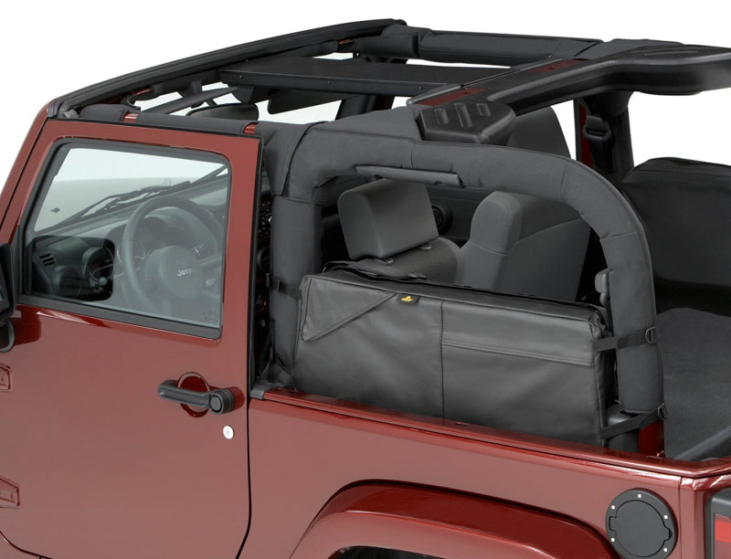 Bestop 07-18 Jeep Wrangler Jeep JK / 18-26 Jeep JL 2-Door Roughrider Saddlebag/Duffle