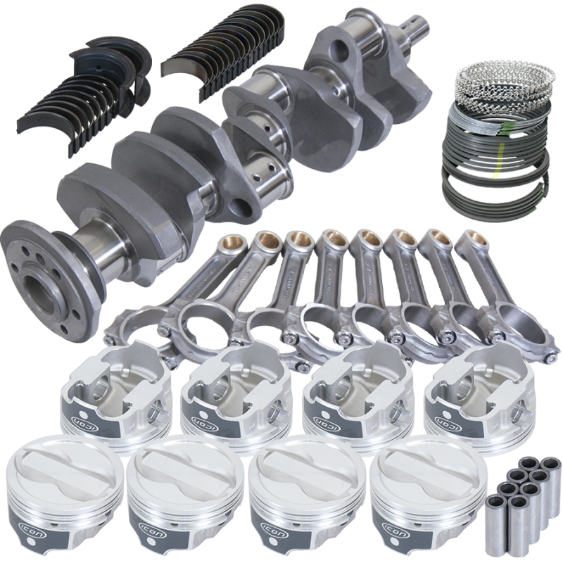 Eagle Chevy 350 3.750in Crank 6.000in I-Beam Rods -18cc 4.040in Pistons Rotating Assembly