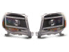 Raxiom 05-11 Toyota Tacoma Axial Series LED DRL Projector Headlights- Black Housing (Clear Lens)