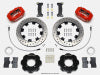 Wilwood Forged Dynalite Front Hat Kit 12.19in Drilled Red 2016-Up Mazda MX5 Miata w/ Lines