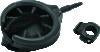 Kuryakyn Drink Holder with Mesh Basket 1 inch Clamp Gloss Black