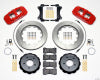 Wilwood AERO6 Front Hat Kit 14.25 Red 2008-2009 Pontiac G8 w/Lines