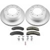 Power Stop 15-19 GMC Sierra 2500 HD Rear Z17 Coated Brake Kit