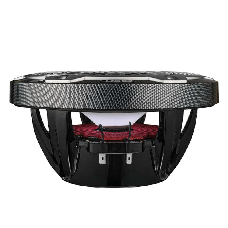 DS18 NXL-M Series Speaker w/ RGB LED Lights 8in 2-Way 125 Watts RMS 4 ohm Black Crbn Fiber w/ Cover