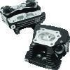 S&S Cycle 99-05 BT Super Stock 79cc Cylinder Head Kit - Wrinkle Black