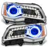 Oracle 11-14 Chrysler 300C NON HID LED Halo Headlights Chrome Housing - Blue