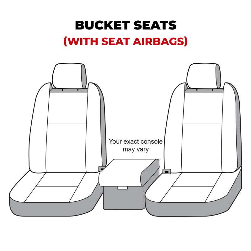 Covercraft 22-24 Dodge Ram 2500 Carhartt Super Dux SeatSaver Custom Front Row Seat Covers - Black