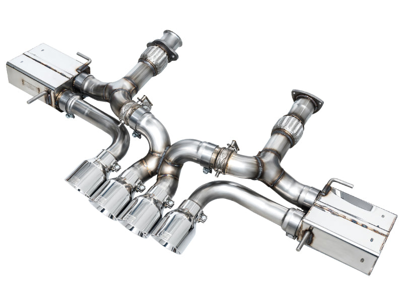 AWE Tuning 23-25 Chevrolet C8 Corvette Z06 5.5L SwitchPath Exhaust System - Chrome Silver Tips