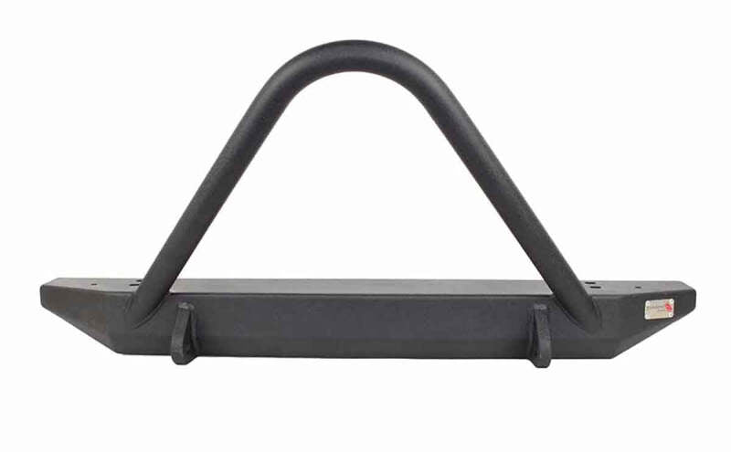 Fishbone Offroad 97-06 Jeep Wrangler TJ Rubicon Steel Front Bumper W/Stinger - Blk Txtrd Powdercoat