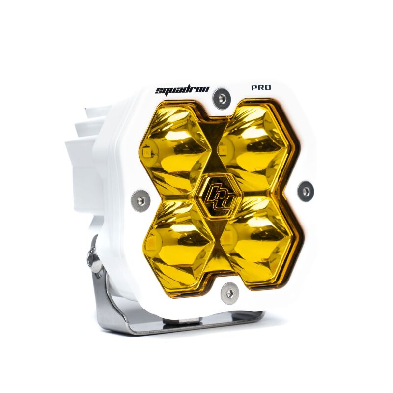 Baja Designs Squadron 2.0 Pro LED Spot - Baja Amber w/White Housing
