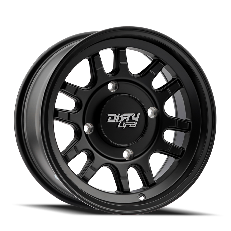 Dirty Life 9310s Canyon Sport SXS 14x7 / BLANK BP / 13mm Offset / 106.25mm Hub Matte Black Wheel