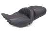 Mustang 23-26 Harley CVO Road Glide Street Glide Heated Deluxe Diamond ST 1pc 2Up Blk w/MO Thread