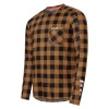 USWE Flannel Long Sleeve Lightweight Off-Road Jersey Bronze - Medium