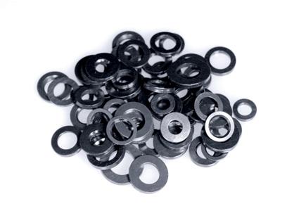 ARP .471 ID 1.30 OD no chamfer black washers