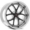 Weld S76 17x10 / 5x5 BP / 7.2in. BS Black Wheel (High Pad) - Single Beadlock