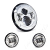 Letric Lighting 7in LED Headlight W/Passing Lamps Chrome