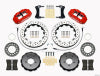 Wilwood Narrow Superlite 6R Front Hat Kit 12.88in Drill Red 2005-Up Mazda Miata w/ Lines