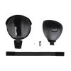 EVS Axis Patella Cup Replacement(Strap/Liner/Left Cup/Hardware) Black - Large/XL