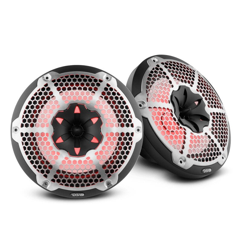 DS18 NXL-M Series Speaker w/ RGB LED Lights 10in 2-Way 200Watts RMS 4 ohm Black