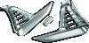 Kuryakyn Louvered Battery Box Cover 01-10 GL1800 Chrome