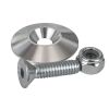 Moroso 1.25in Taper Washer - Raw (10 Pack w/Hardware)