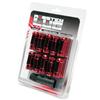 Wheel Mate Monster Locking Lug Nut Set of 4 - Red 14x1.50