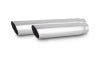 Vibrant 3in Round SS Truck/SUV Exhaust Tip (Single Wall Angle Cut) - 2.25in inlet 11in long