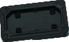 Kuryakyn Nova Side Mount License Plate Frame Gloss Black