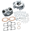 S&S Cycle 79-84 BT Super Stock 3-5/8in Bore Band Style Dual Plug Cylinder Head Kit - Natural