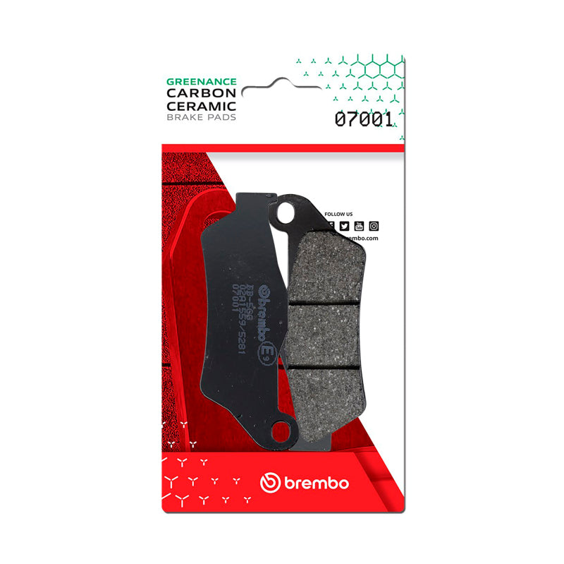 Brembo Aprilia Srv/Gilera Gp/Suzuki Uh/Yamaha Versity/Yamaha Yp Carbon Ceramic Brake Pad - Front